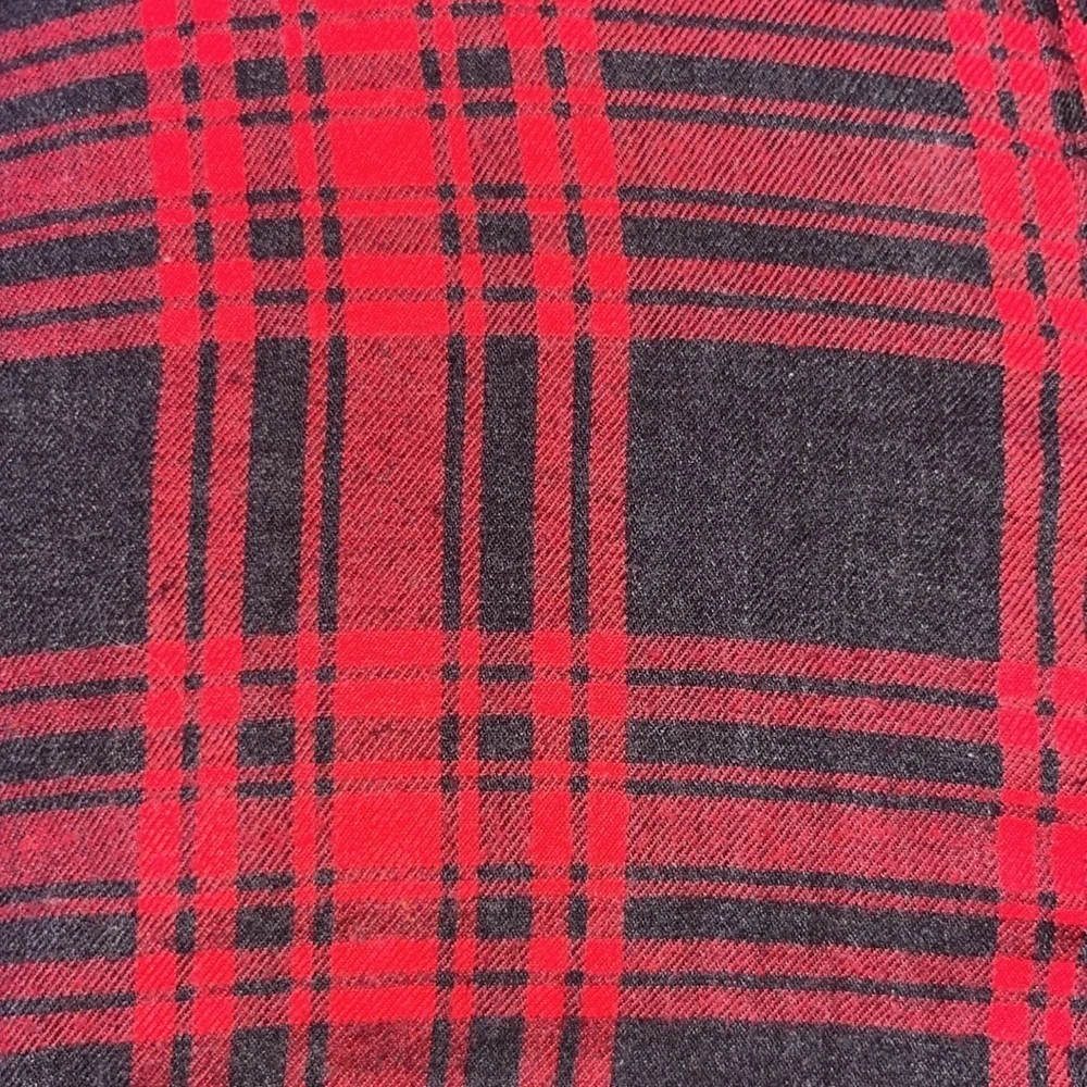 J. Crew red tartan plaid flannel shirt size XS